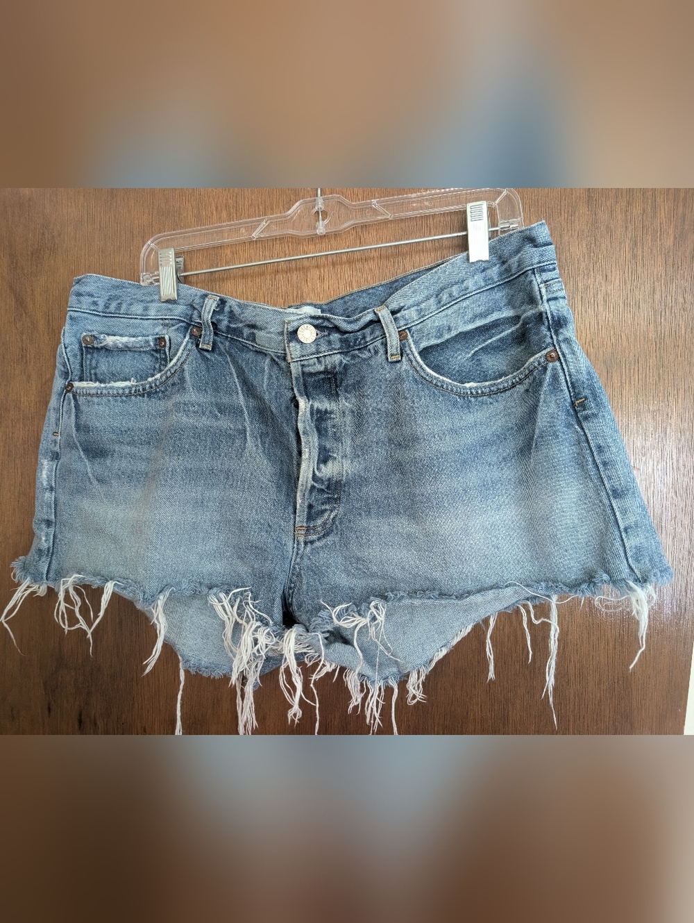 Agolde Parker Denim Shorts Women's Size 33
